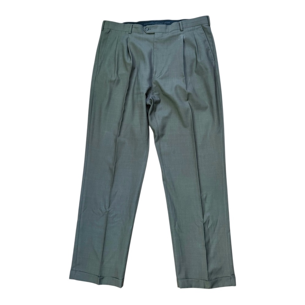 VTG Geoffrey Beene Men’s Pleated Dress Pants 40x32” Gray
